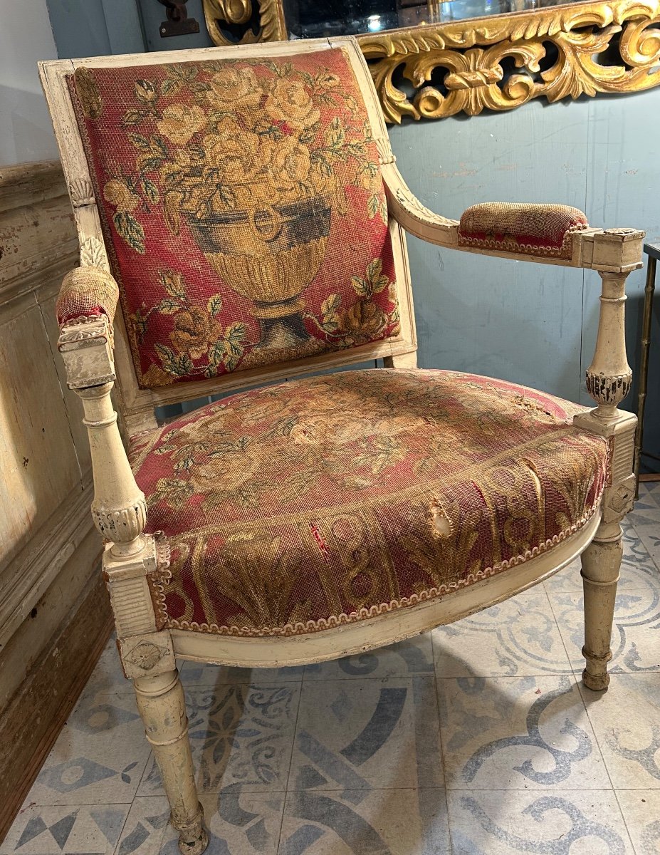 Fauteuil époque Directoire-photo-2