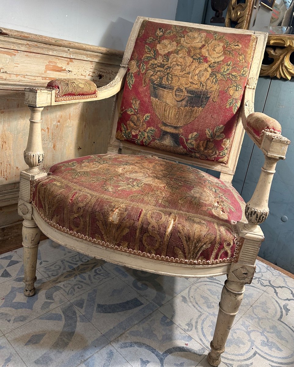 Fauteuil époque Directoire-photo-7