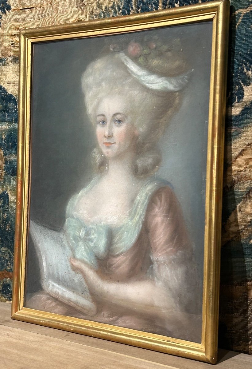 Pastel Portrait XVIII Century 