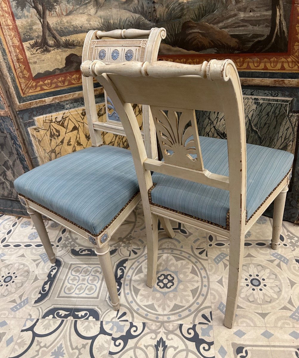 Pair Of Directoire Chairs-photo-5