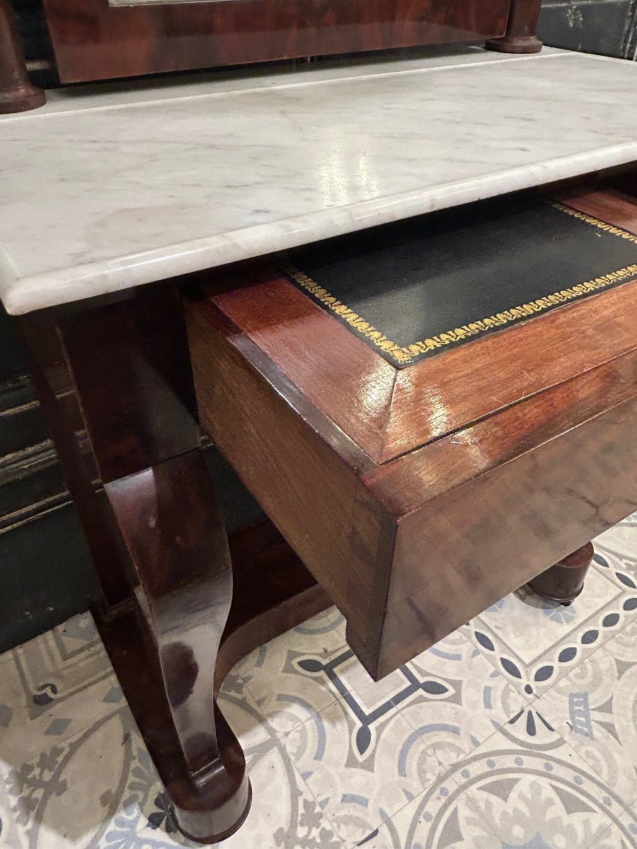 Empire Period Mahogany Dressing Table -photo-1