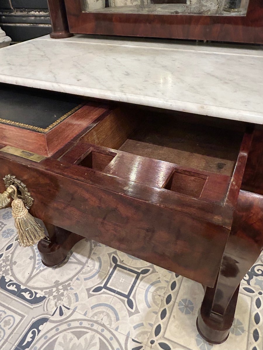 Empire Period Mahogany Dressing Table -photo-3