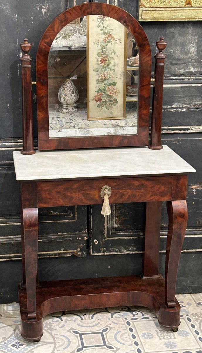 Empire Period Mahogany Dressing Table -photo-7