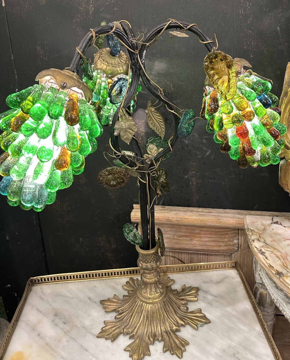 Murano Lamp, Bunch Of Grapes -photo-2