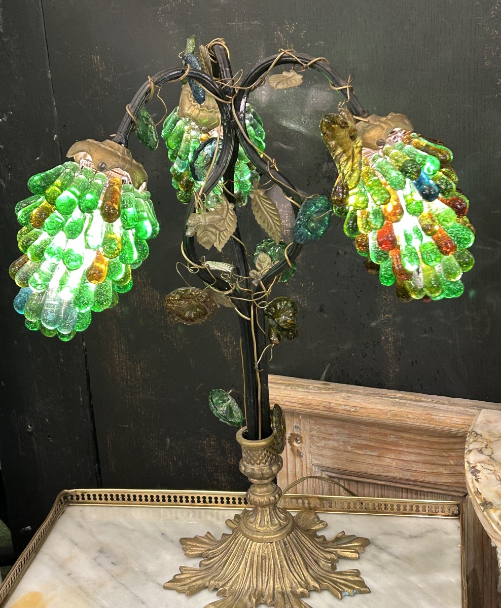 Murano Lamp, Bunch Of Grapes -photo-4