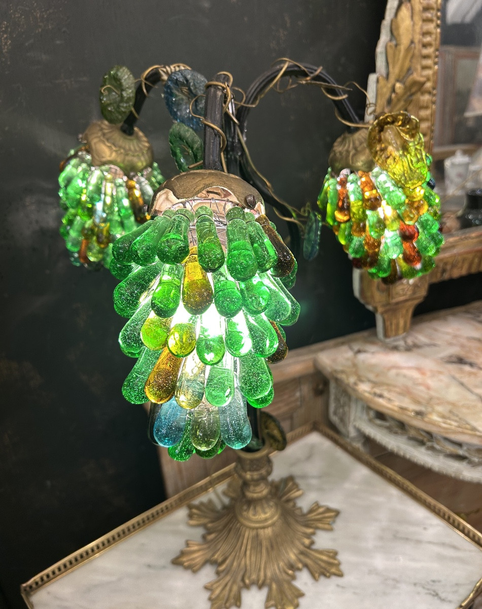 Murano Lamp, Bunch Of Grapes -photo-4