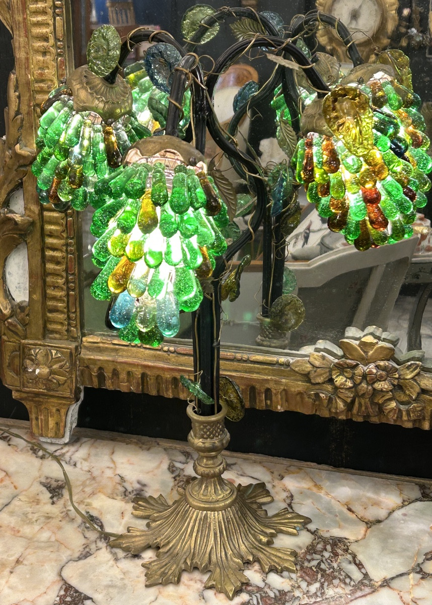 Murano Lamp, Bunch Of Grapes 