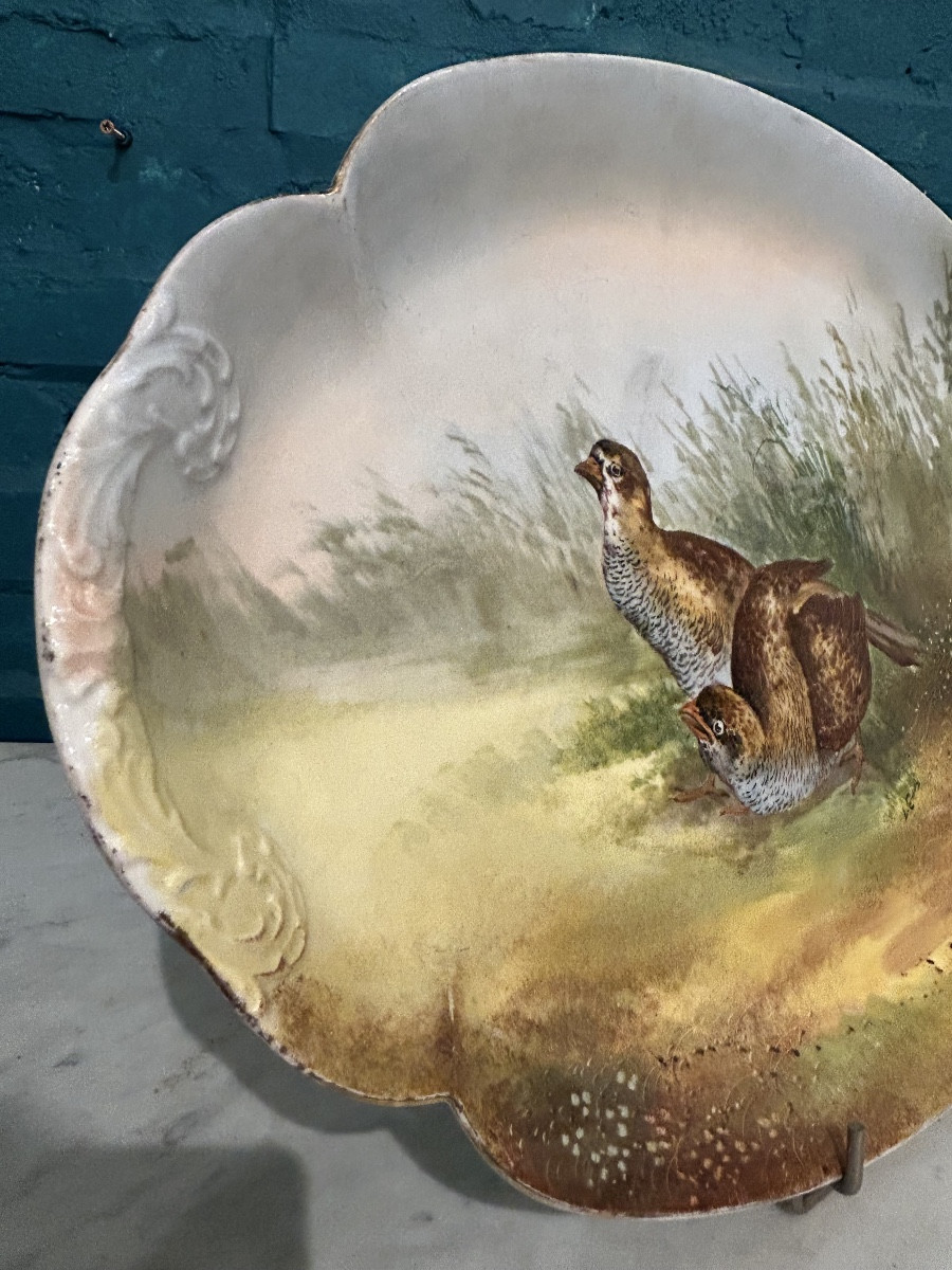 Pair Of Limoges Porcelain Dishes -photo-1