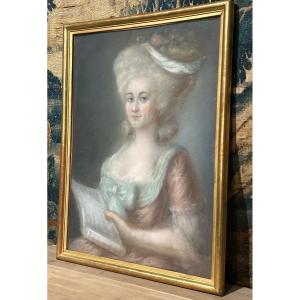 Pastel Portrait XVIII Century 