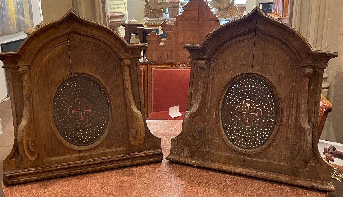 Pair Of Small Confessional Doors