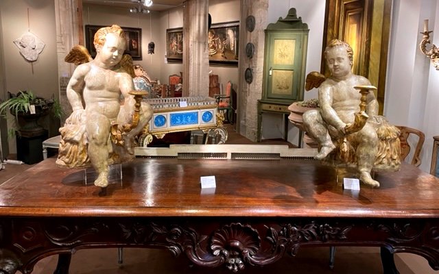 Pair Of Venetian Putti