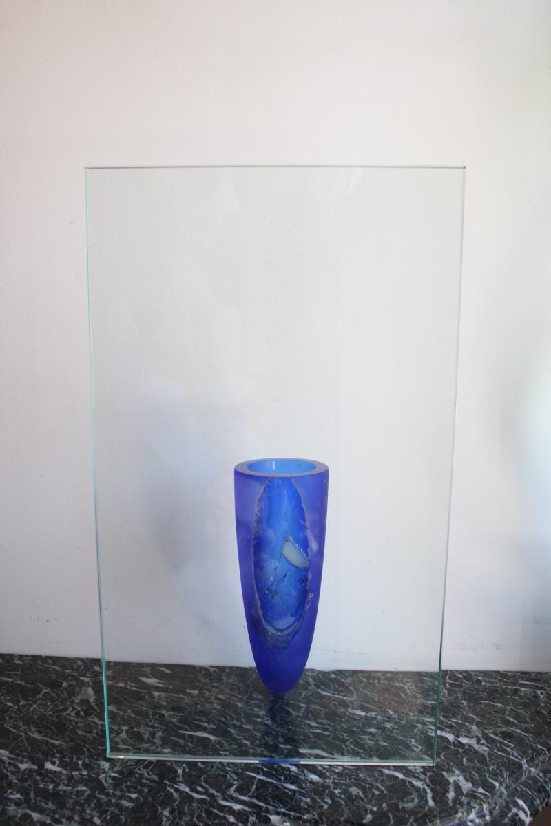 Daum Vase " Etrangeté Contre Un Mur" By Philippe Starck -photo-5