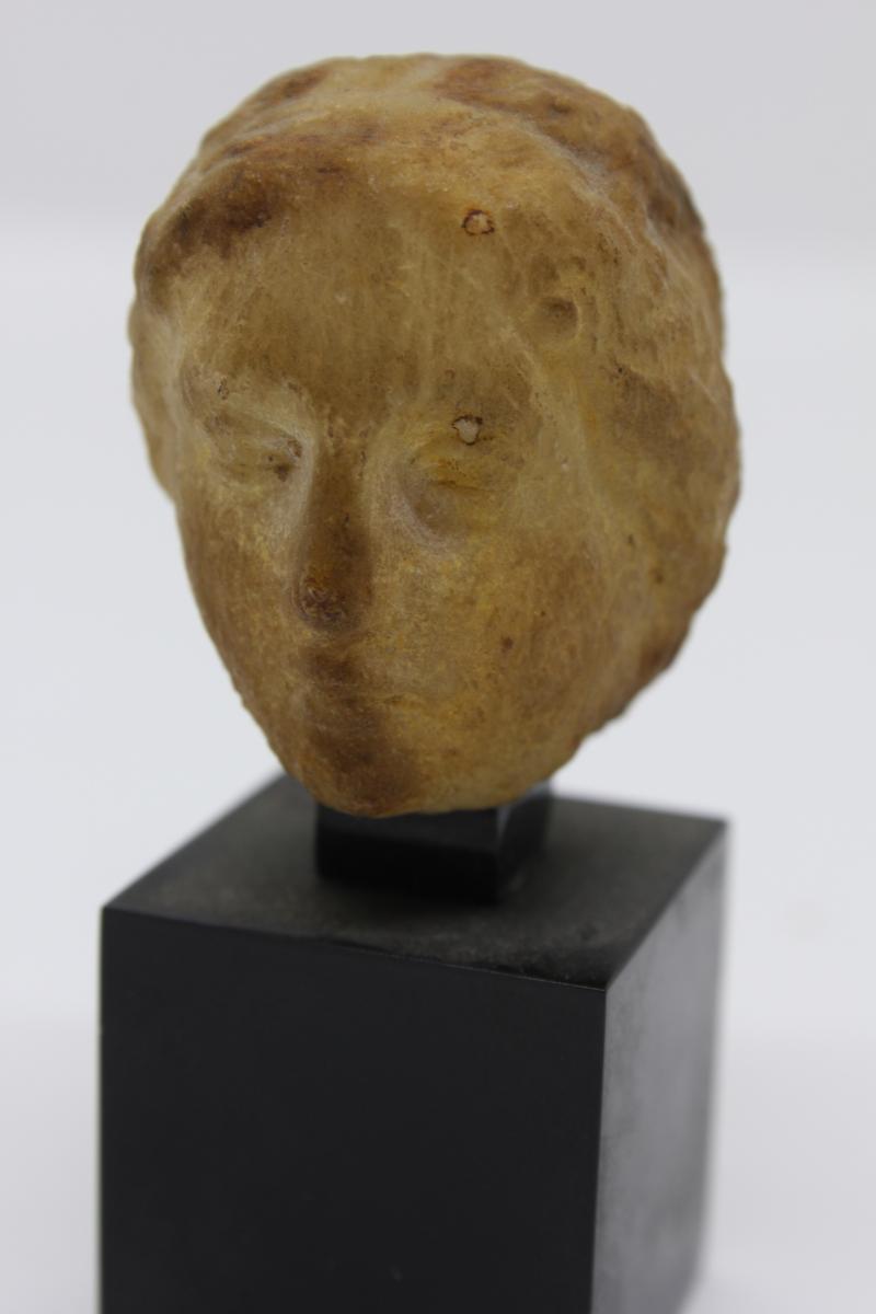Roman Or Greek Marble Head-photo-3