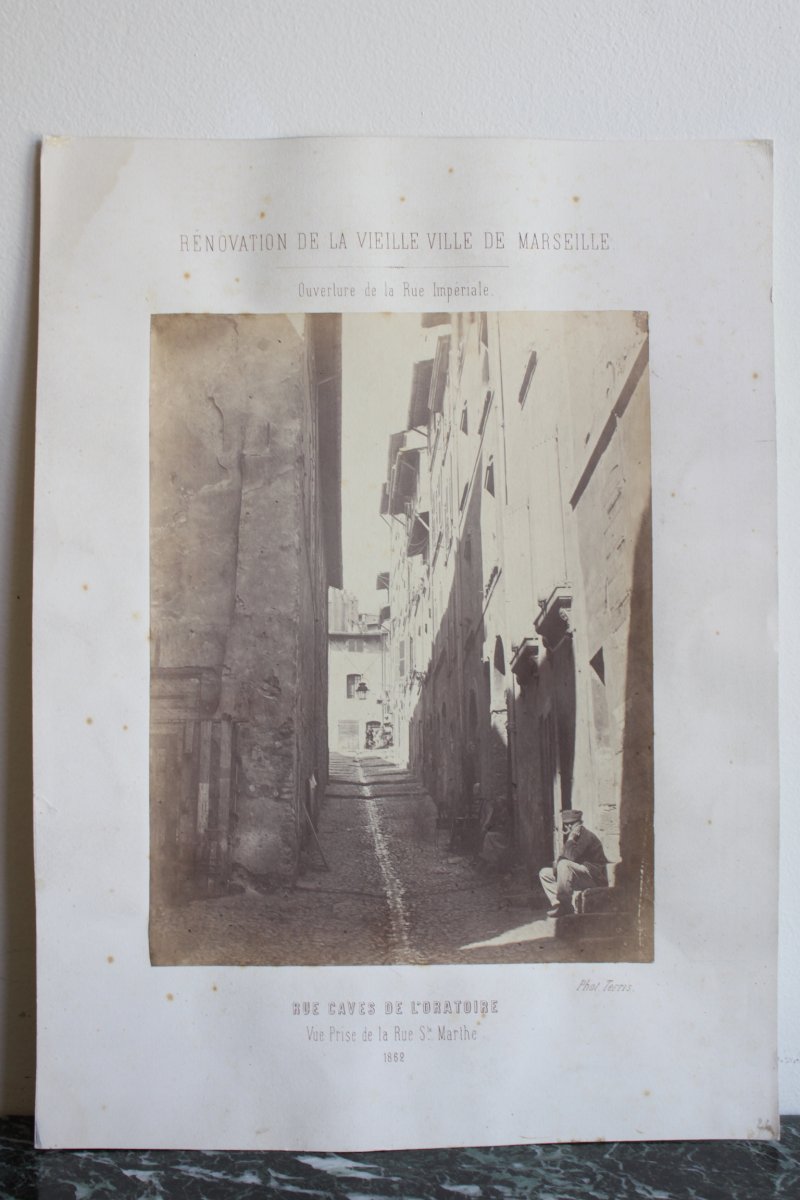 "renovation Of The Old Town Of Marseille" 1862 Photo By Terris-photo-2