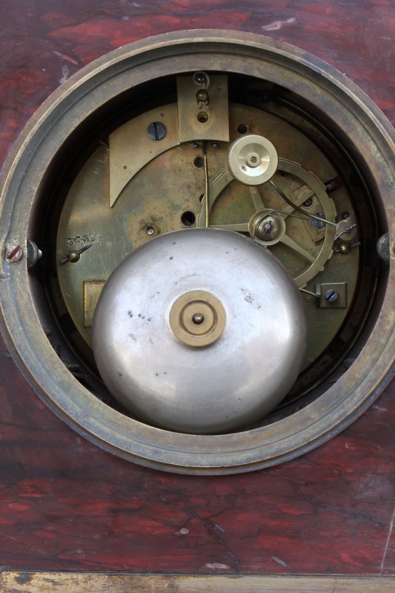 19th Century Clock Representing A Roman Soldier-photo-1