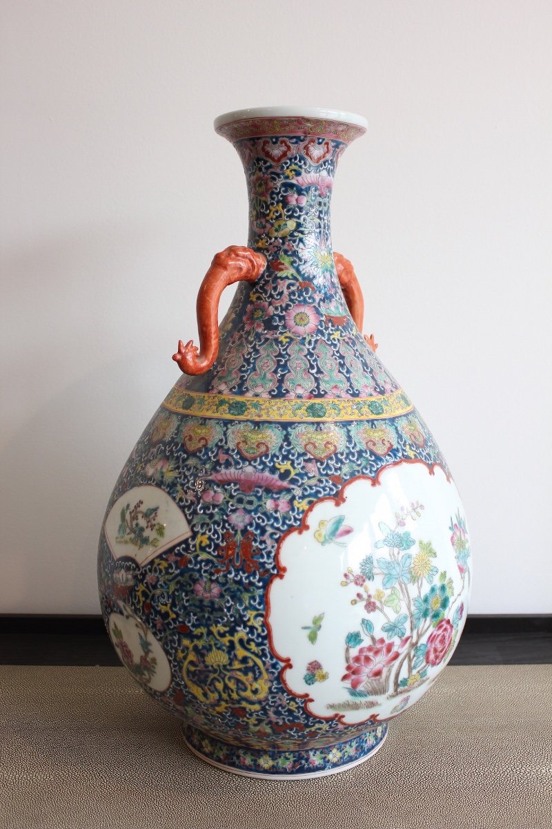 Late 19th Early 20th Chinese Vase -photo-2
