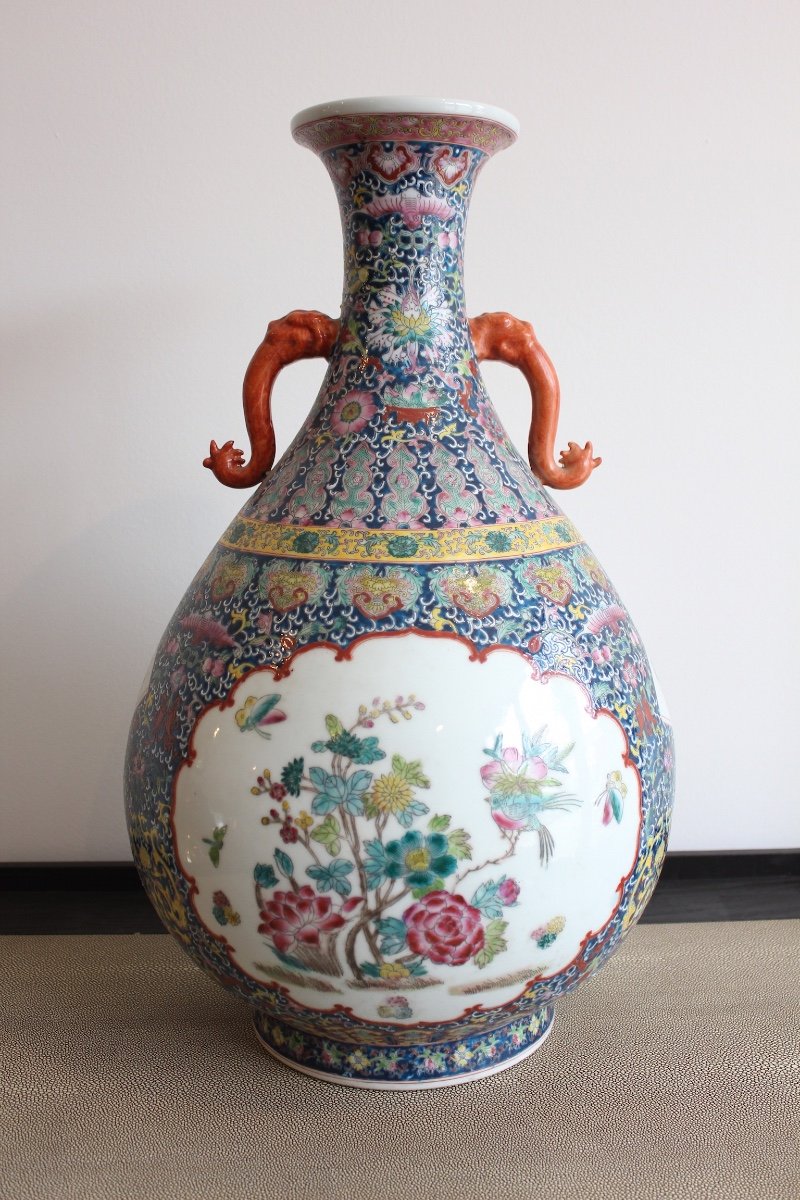 Vase Chinois Fin XIXème Début XXème