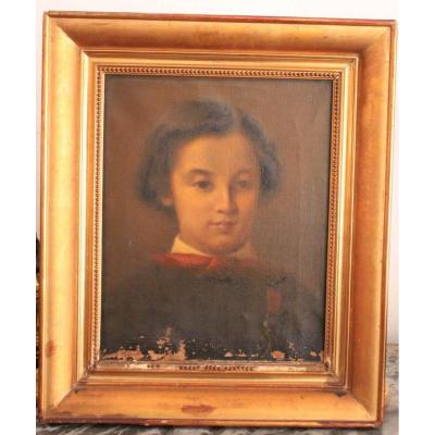 Portrait Of A Child XIXth Century