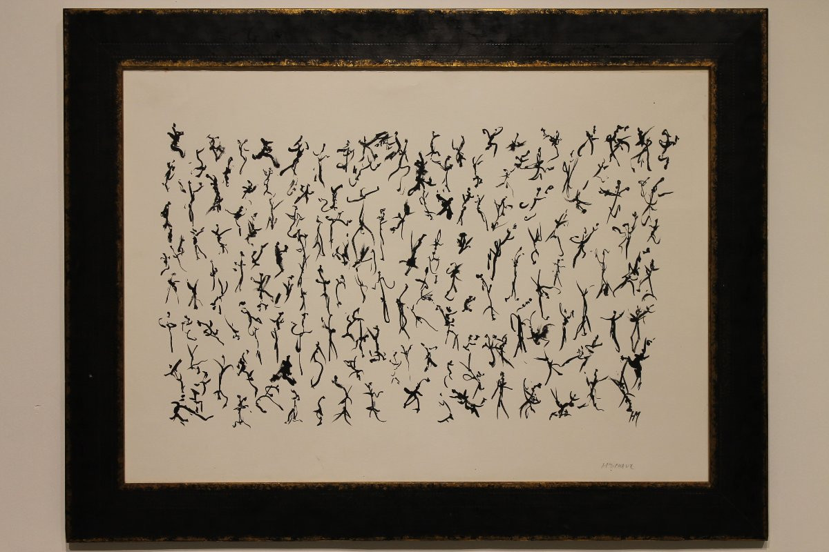 Henri Michaux - Encre De Chine Sur Papier Arches-photo-3