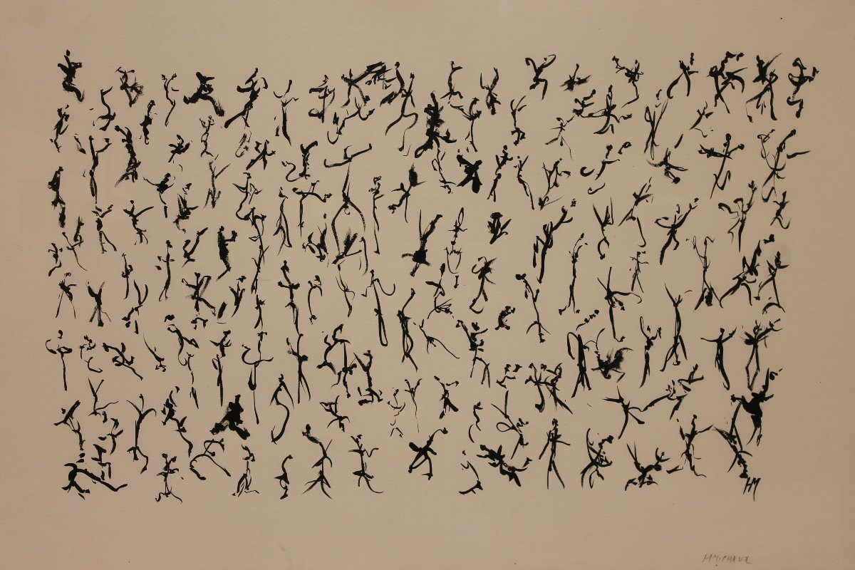 Henri Michaux - Indian Ink On Arches Paper-photo-4