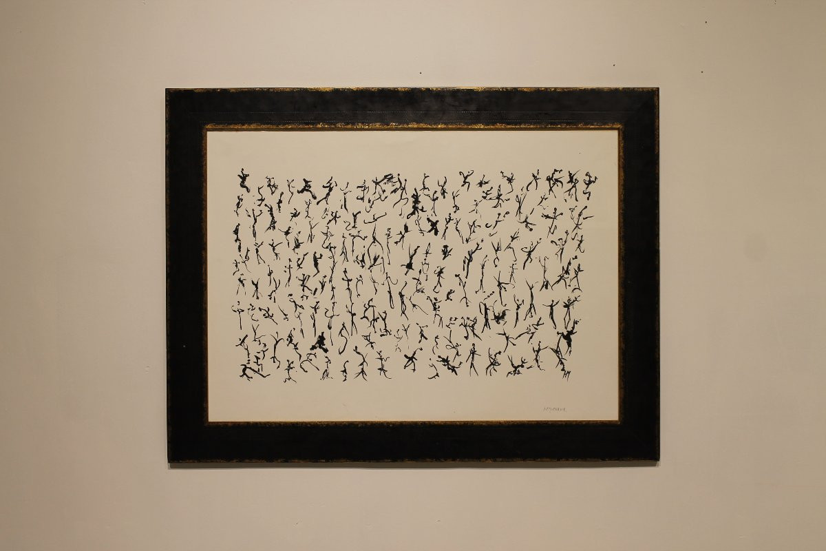 Henri Michaux - Indian Ink On Arches Paper-photo-1