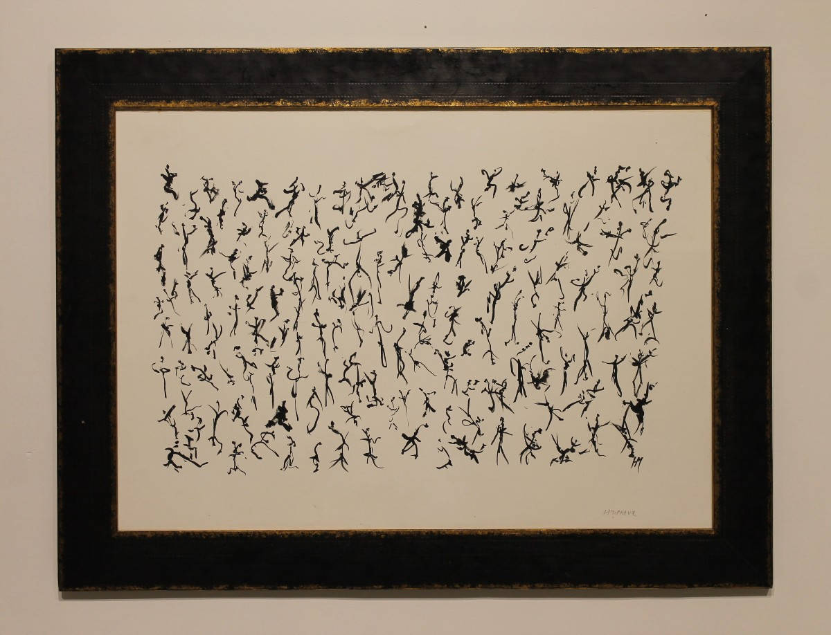 Henri Michaux - Encre De Chine Sur Papier Arches