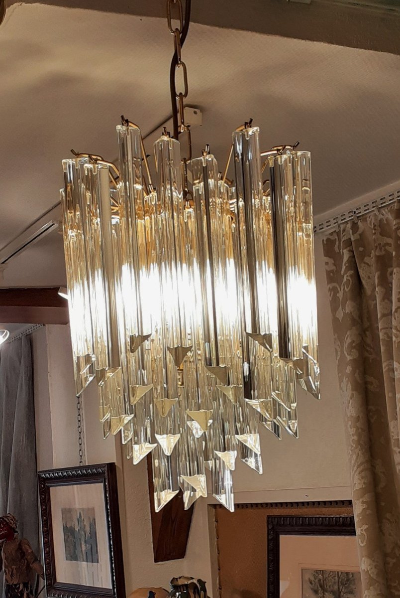   Venini Murano Chandelier-photo-3