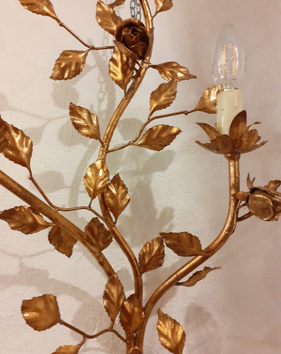   Gold Metal Wall Lamp-photo-3