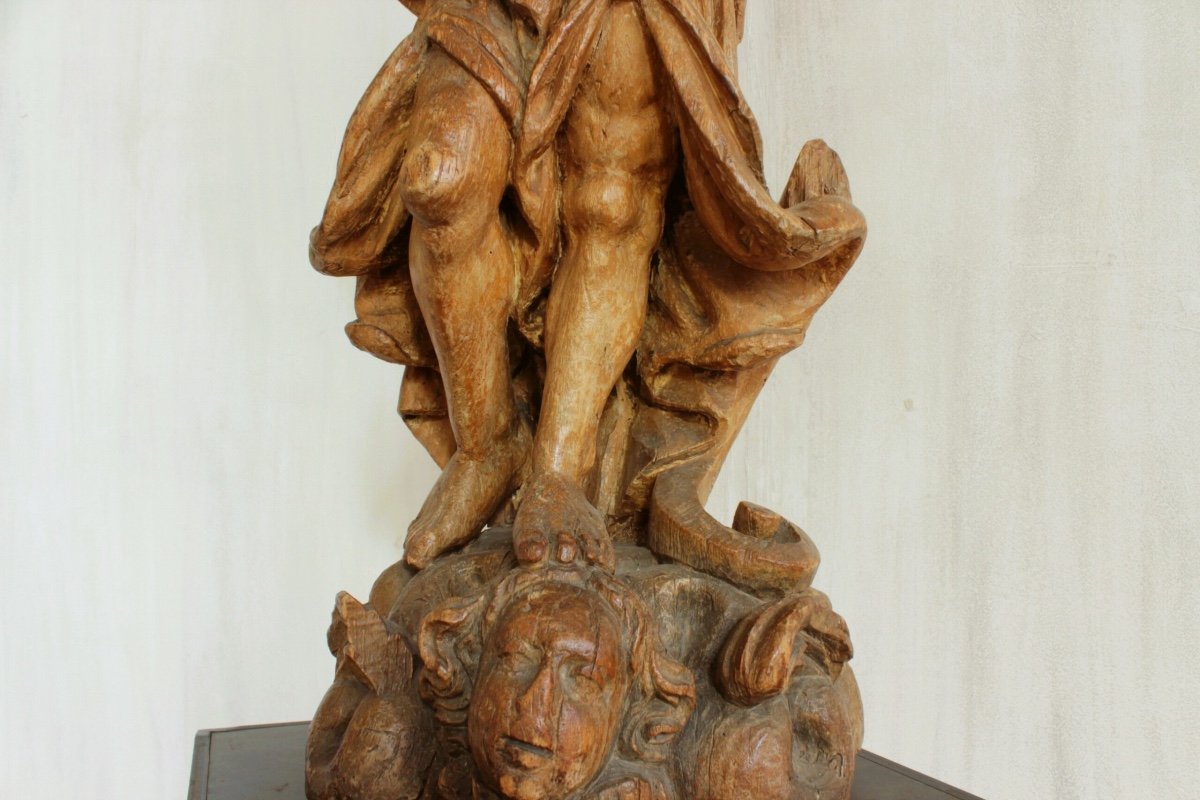 Carved Wooden Statue Of Saint George-photo-1