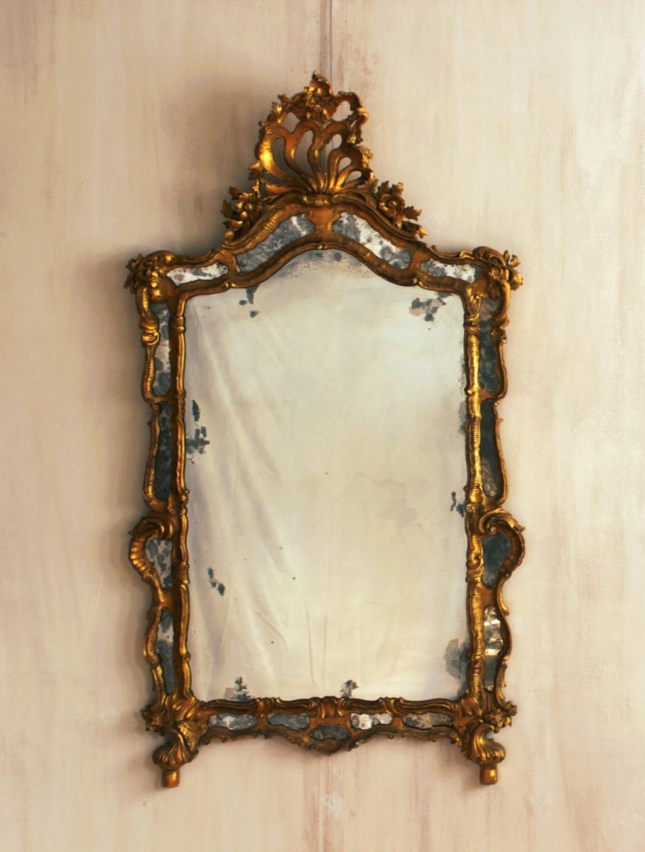 Miroir Doré Italien 