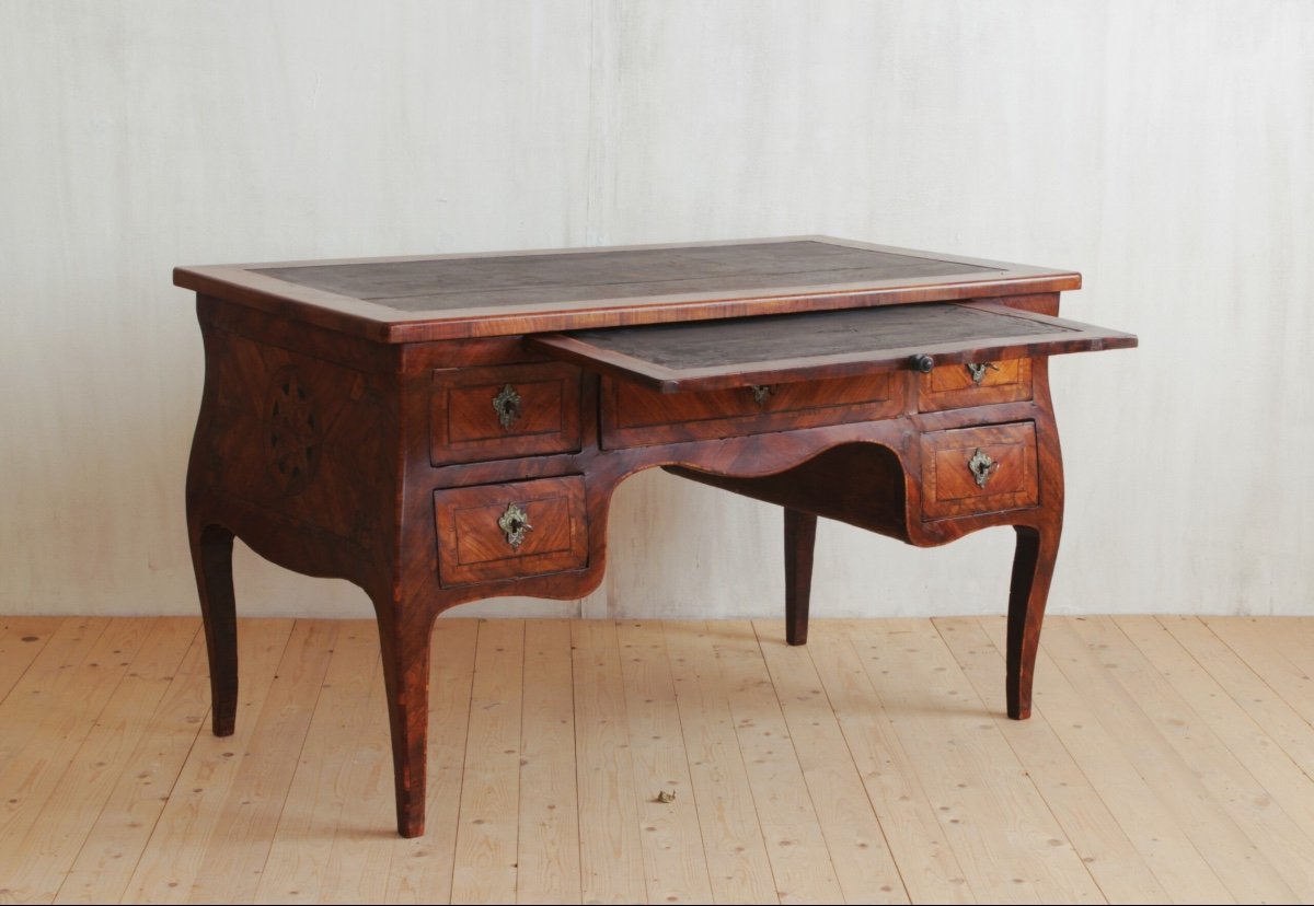 Italian Marquetry Desk -photo-2