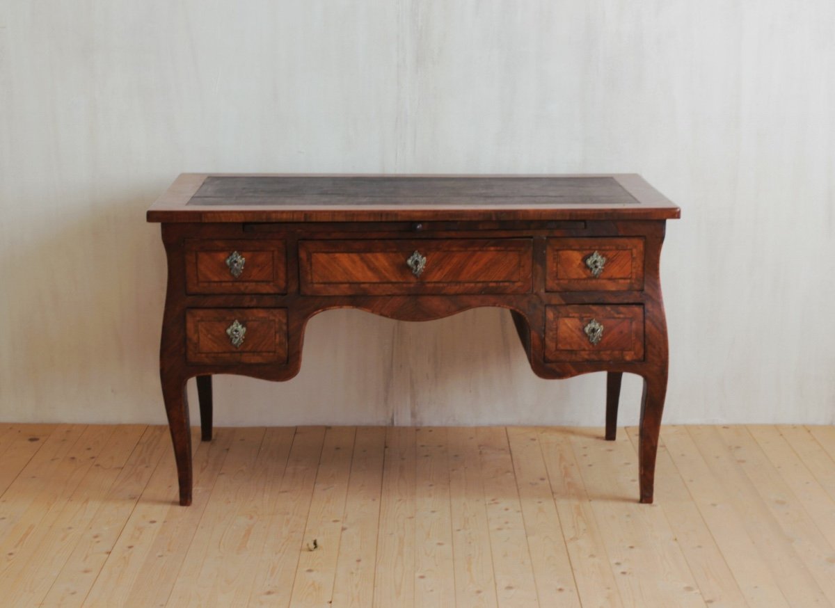 Italian Marquetry Desk -photo-3