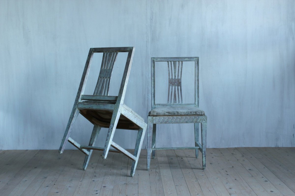 Pair Of Swedish Chairs -photo-4