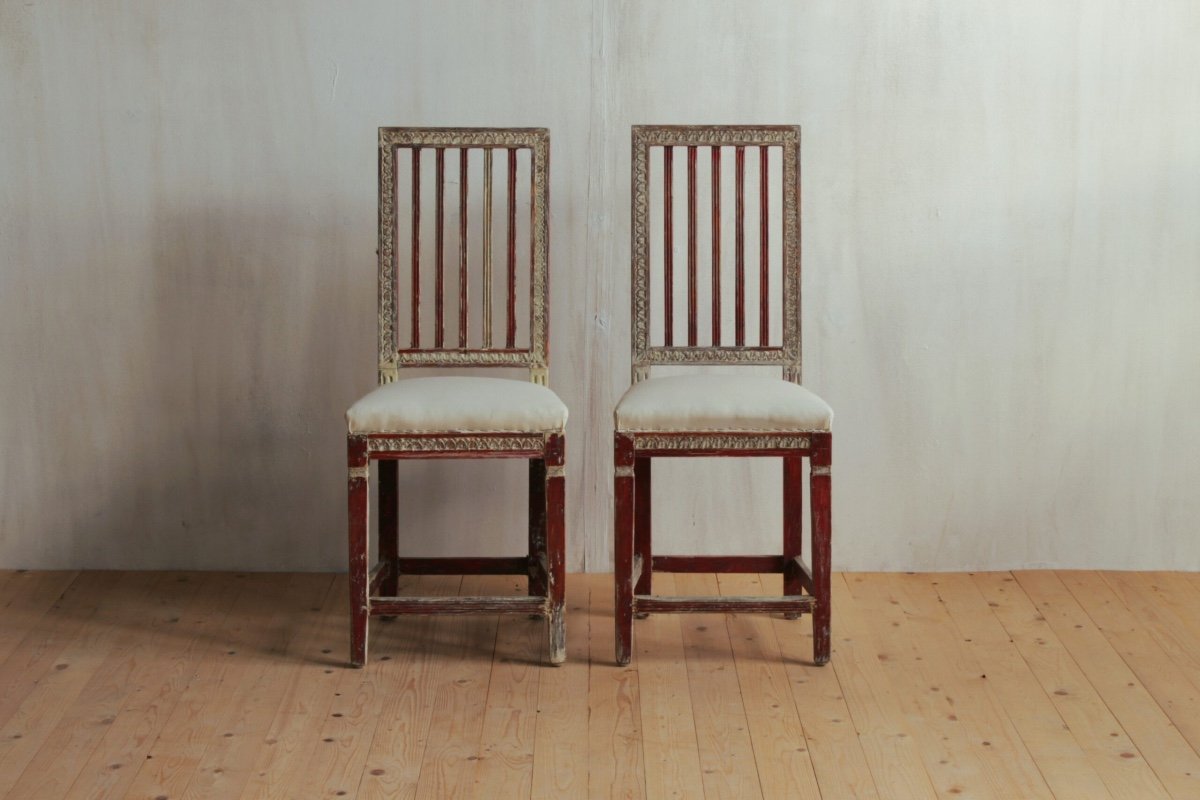 Pair Of Swedish Chairs -photo-2