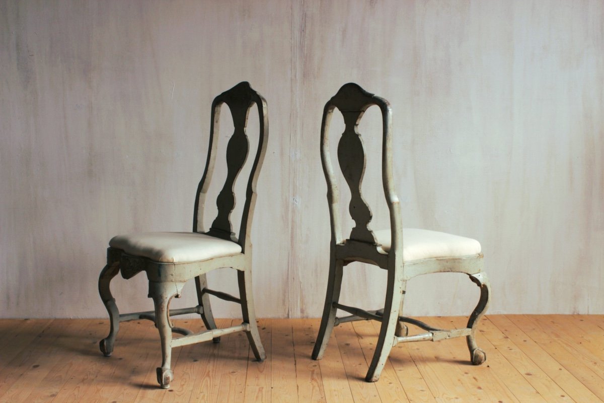 Set Of 12 Swedish Chairs -photo-3