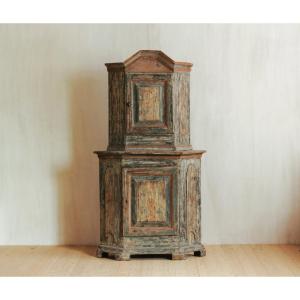 Gustavian Corner Cabinet