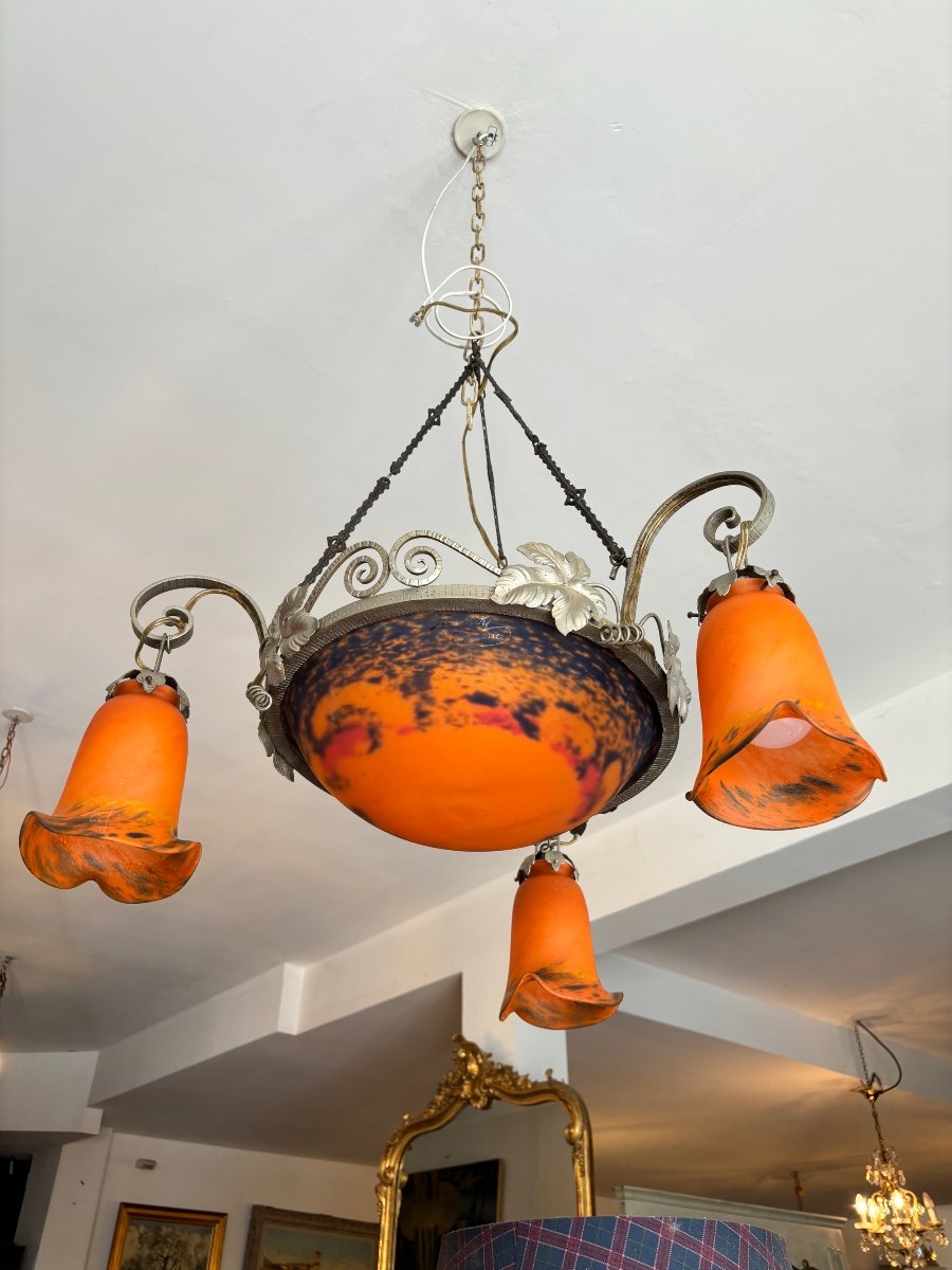 Noverdy Glass Paste Chandelier -photo-2