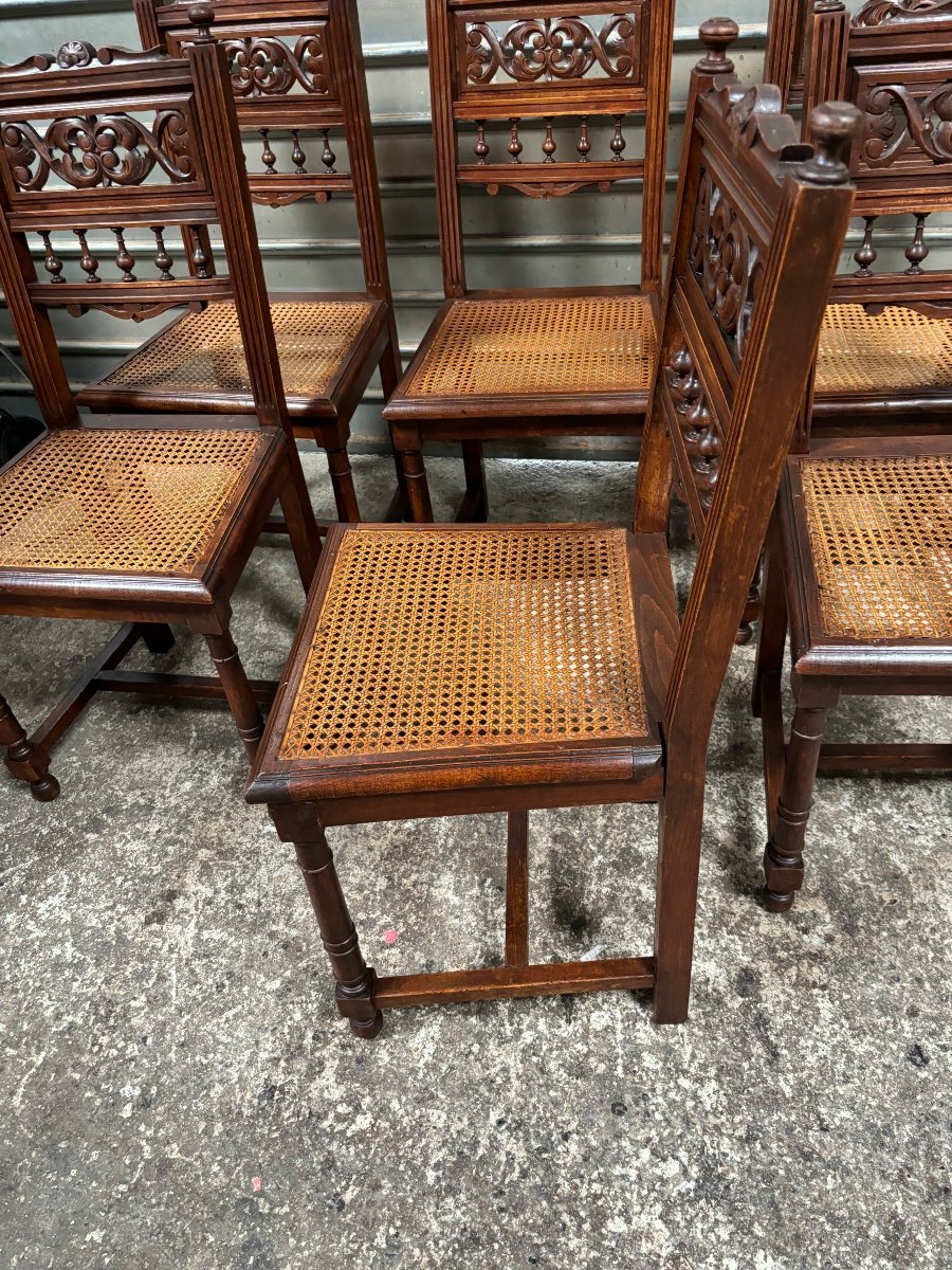 Suite Of 6 Henri II Chairs-photo-4