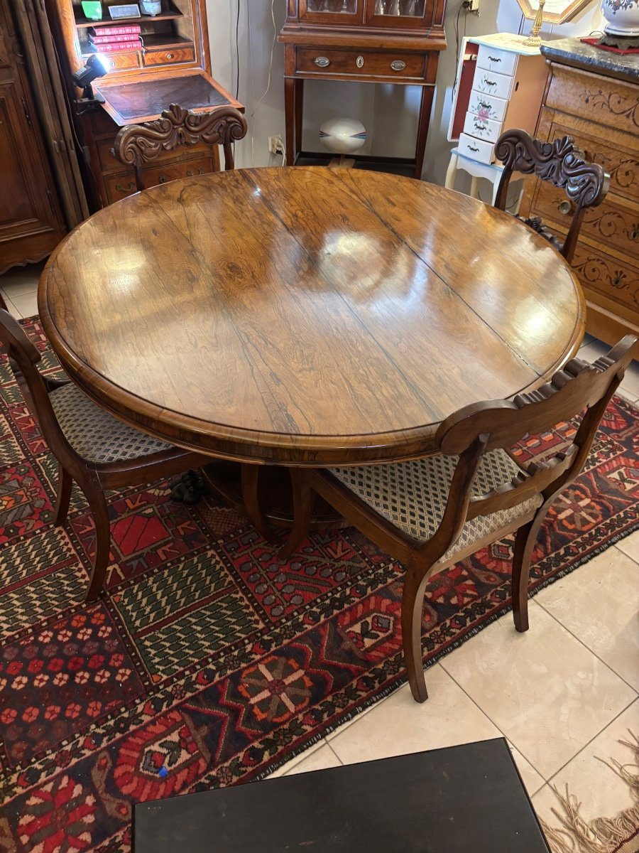 19th Century Rosewood Gueridon Table -photo-2