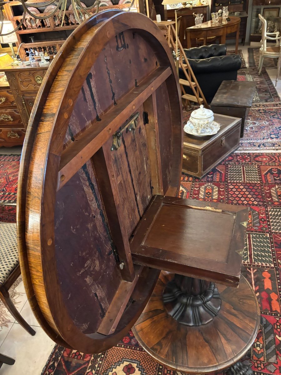 19th Century Rosewood Gueridon Table -photo-1