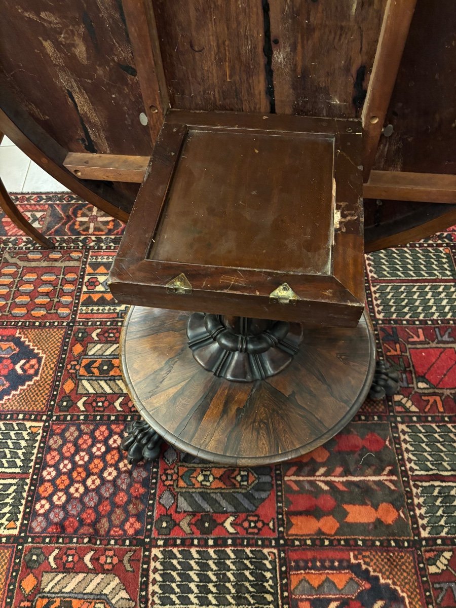 19th Century Rosewood Gueridon Table -photo-4