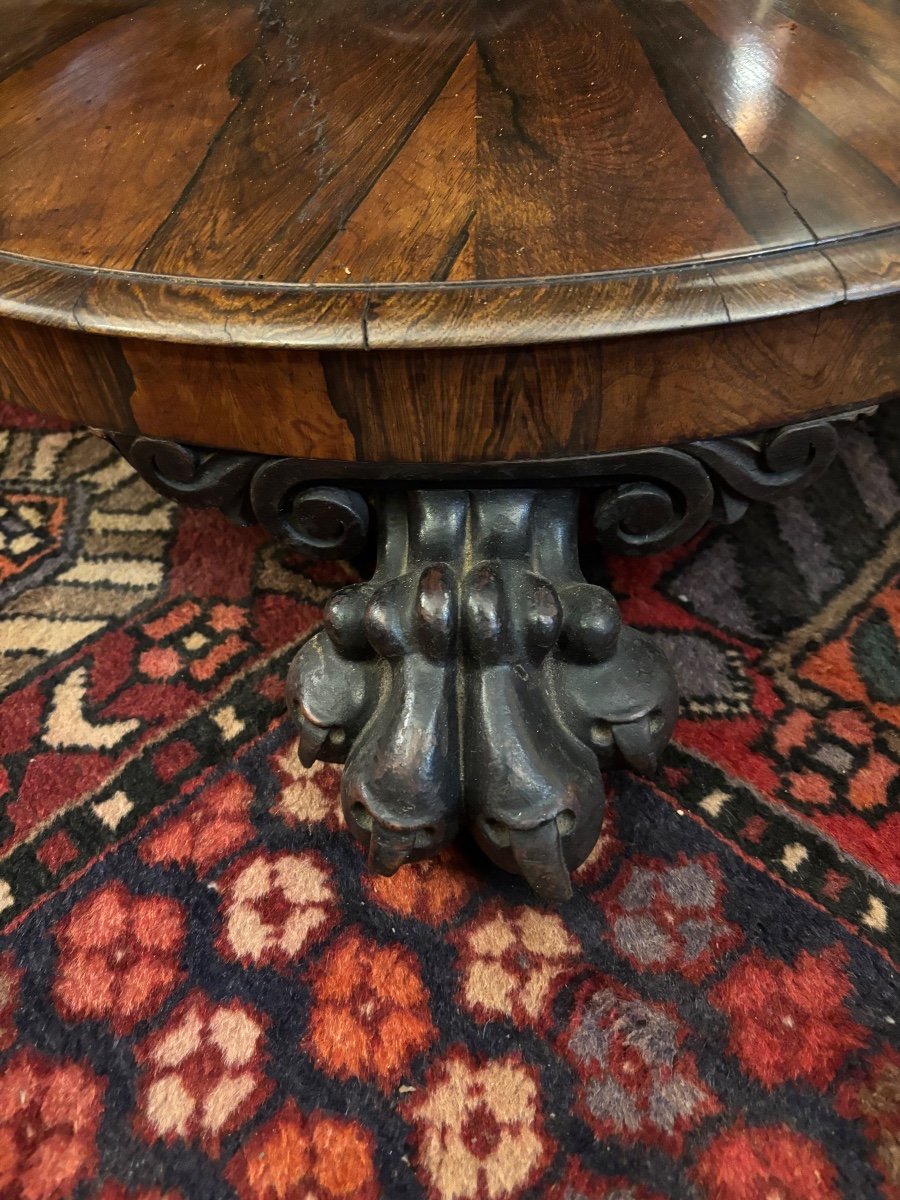 19th Century Rosewood Gueridon Table -photo-5