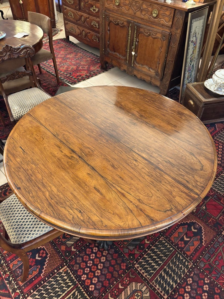 19th Century Rosewood Gueridon Table -photo-6