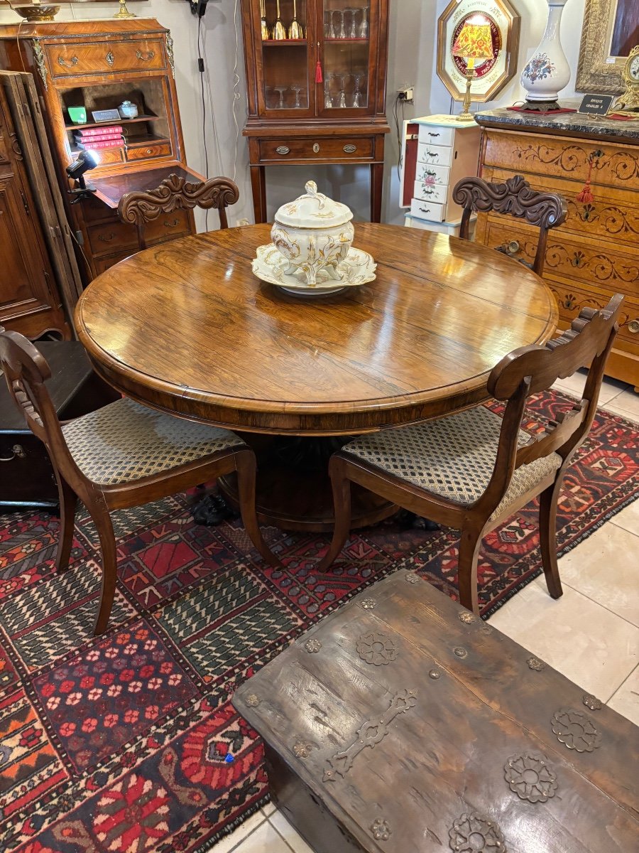 19th Century Rosewood Gueridon Table -photo-7