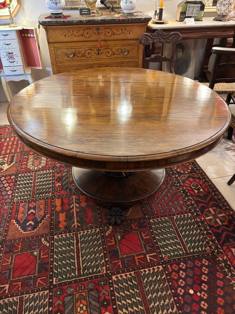 19th Century Rosewood Gueridon Table 