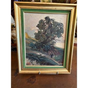 Corsican Shepherd Signed Albert Gillio 