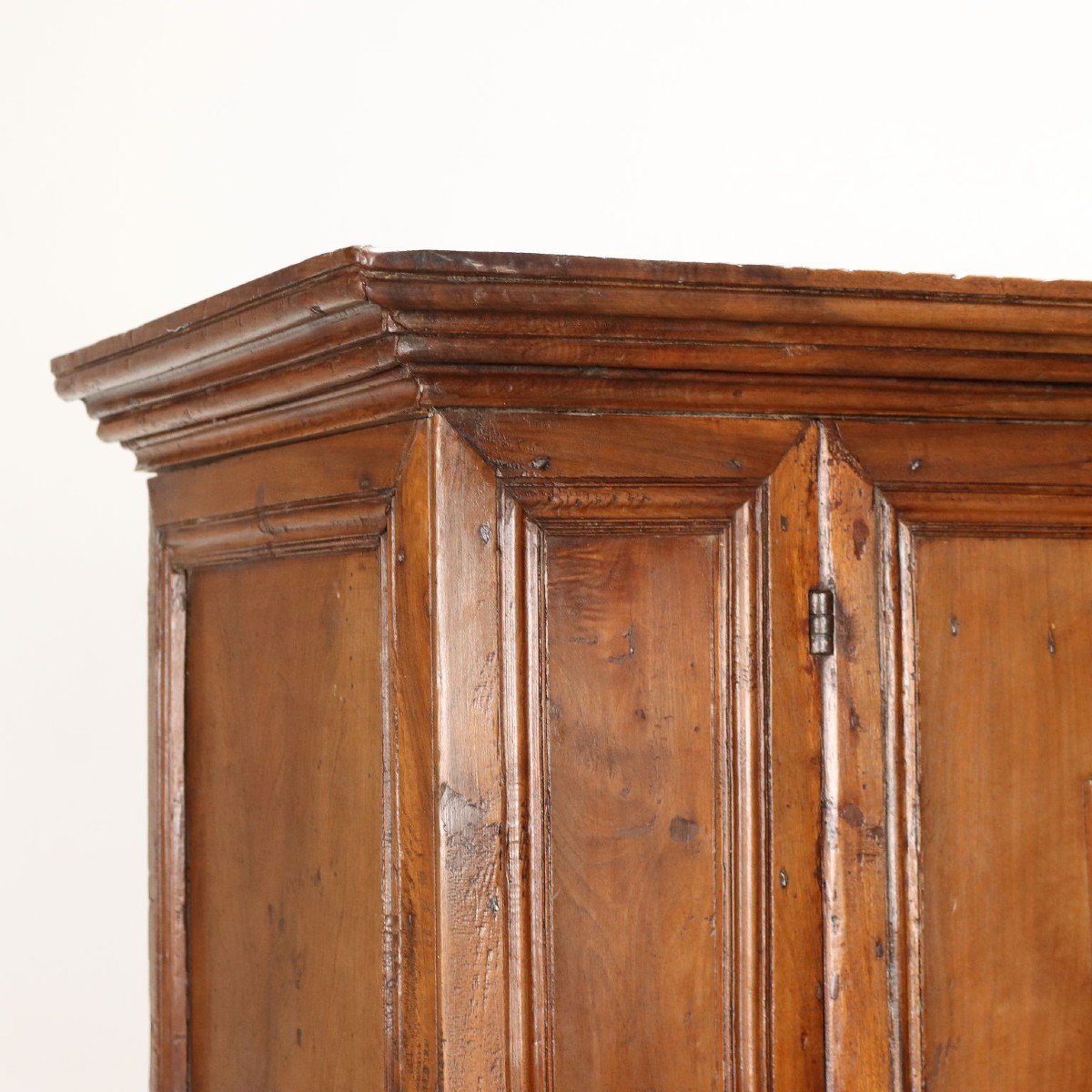 Ancient Cupboard Double étagère Early XVII Century Walnut Doors-photo-4