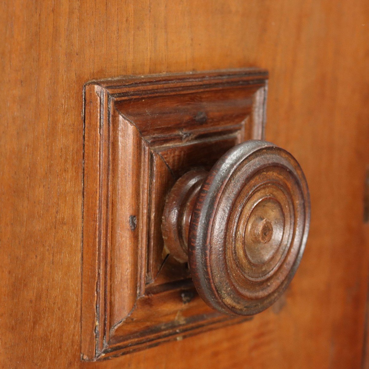 Ancient Cupboard Double étagère Early XVII Century Walnut Doors-photo-4