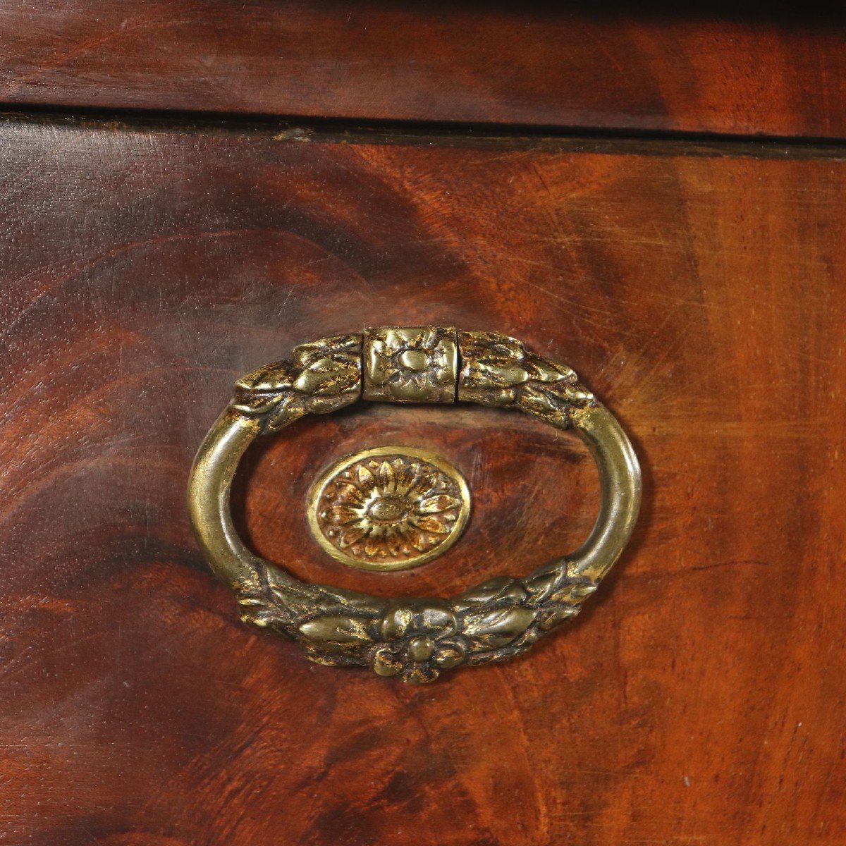 English George III Sideboard Mahogany Maple Ebony Bro Brass About 1790-photo-4