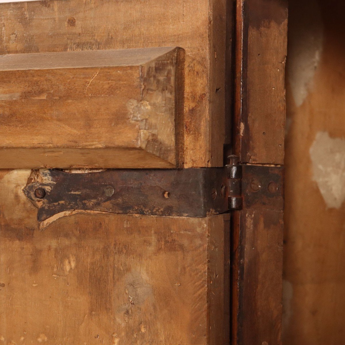 Ancient Cupboard With étagère Walnut Italy XVII Century-photo-8